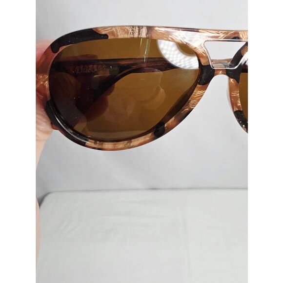 DUCO Aviator Brown Tortoise Brown Lens Polarized Sunglasses Double Bridge DC1208 - Picture 3 of 12